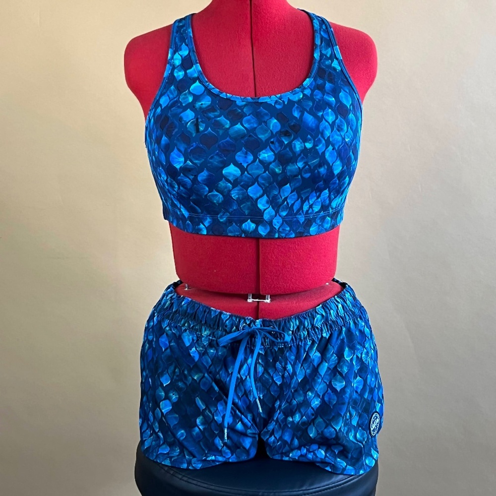 Salt Life Swim Shorts and Top Set - XL, Blue